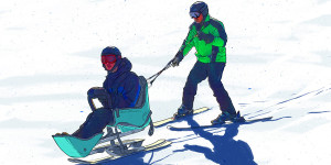 sled snow image