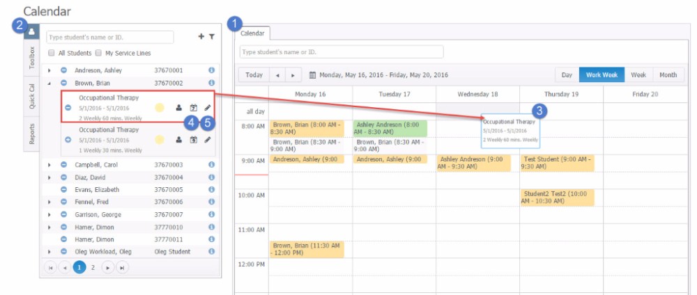 scheduler - AcceliTRACK3.0