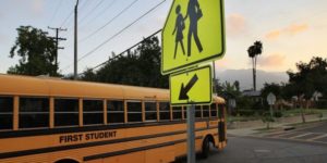 schoolbus for HS grad rates improving