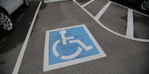 handicapped parking spot