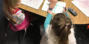 two female preschoolers